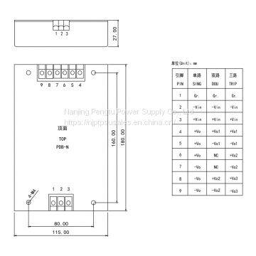 PDB-N Series 100-350W Single/dual/triple 5V/12/24V Power Converter photo-2