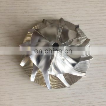 HX40 63.00/99.01mm 6+6 blades high performance Turbocharger Billet/milling/aluminum 2618 compressor wheel