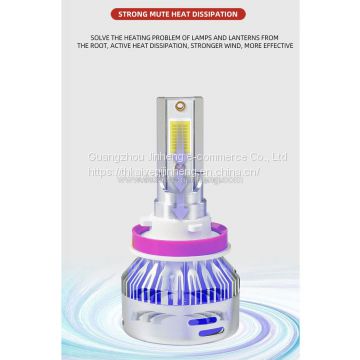 H11 LED Headlight Bulb, 24W 6500K 2200Lumens Extremely Brigh H4 H7Cob-1021