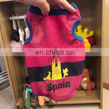 Maeli Pet костюм для спорта для собак и кошек, поло-рубашка чемпионата мира, вентилируемый мезш-жилет, одежда, Аргентина, Бразилия photo-6