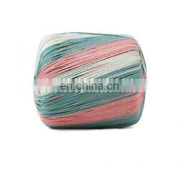 Wholesale High Grade 100% Cotton Yarn Dyed Multiple Color Mercerized Cotton Yarn photo-3