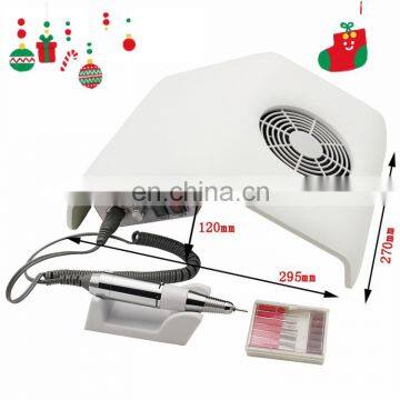 Wow! Surprised! Why many salon buy 2 in 1 nail drill manicure vacuum nail cleaner dust collector  For Nail salon