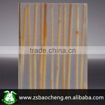 High Quality Restaurant Interior Bamboo Texture Wall 3d Panel