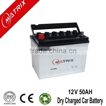 Wholesale Best 12V 50AH Dry Charge Car Battery