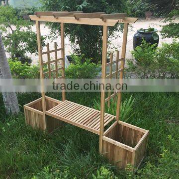 FSC acacia flower bench - garden bench - vietnam garden furniture products