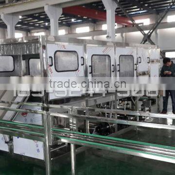 Washing filling capping 1.38-13.5kw(motor) automatic 5 gallon barrel water filling machine