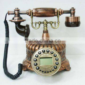 Antique telephone , old history phone