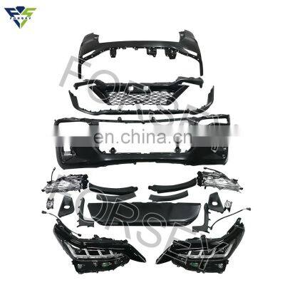 Car body parts Front bumper for Fortuner 2015 Car bodykit upgrade to Fortuner 2021