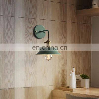 Hot Sale Macron Metal Wall Lamp Colorful Shade LED Decorative Wall Lighting For Home