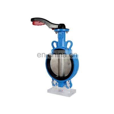 Tyco Valve Factory Price Ductile Iron Cast Iron Stainless Steel Carbon SteelManual Wafer Butterfly Valves