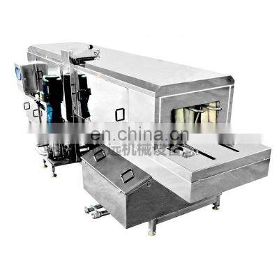 Tunnel type crate washing conveyor machine basket cleaning machine supplies