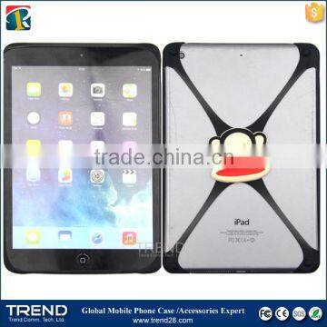 universal cartoon silicon frame case for ipad