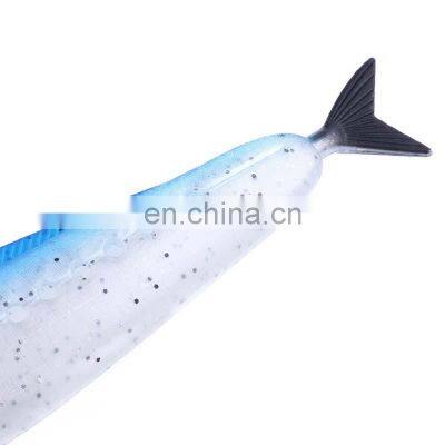 Amazon 32cm 72g Soft Tube Bait Japan Plastic Trolling Fishing Lures Big Tuna Fish Bait photo-4