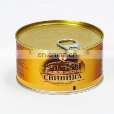 Russian Canned Stewed Pork Meat / Preserved Pork Meat