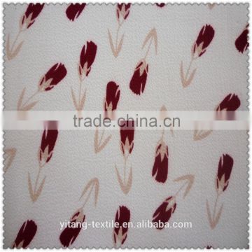 Different types of chiffon fabric prints