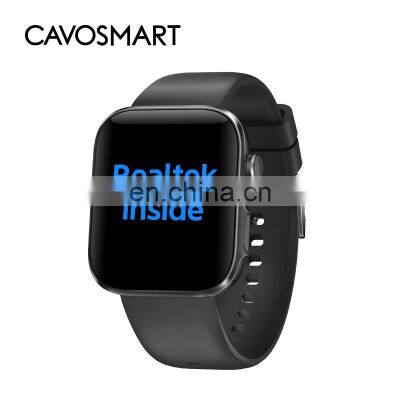 Китайский OEM, ODM. Новая в 2021 году смарт-часы с полноэкранным сенсорным экраном размером 1,54 дюйма, Bluetooth-вызовом, медицинским инфракрасным датчиком температуры тела для Amazon