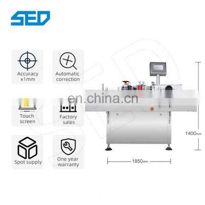 SED-200YT Round Bottle Single Side Labeling Machine With Ribbon Coding Device