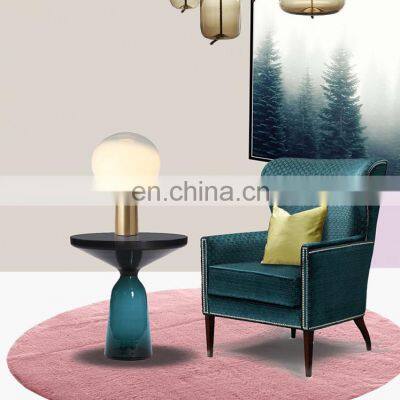 Nordic Creative LED Table Light Decor Glass Desk Lamp Simple Decor Art Bedside Lamps For Bedroom Night Lights photo-4