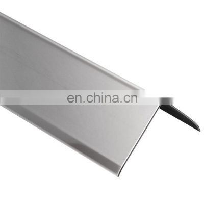 Hot Rolled 201 304 316l 430 Stainless Steel Unequal Equal Angle Steel Bar Price