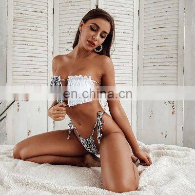 Women Plus Size Swimwear Bikini Two Piece Bikini Bandeau Swimwear Women Swimsuit photo-2