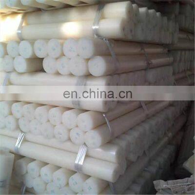 Processing and Production of Plastic Solid Round Bar PA6 White Pure Material Extrusion Wear-resistant Nylon Bar