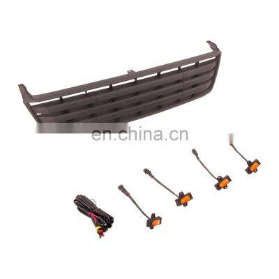 Off Road Auto Parts Exterior Accessories Front Grill Car Grille With LED Lights Fit For LandCrusier LC95 1993-2002 photo-4