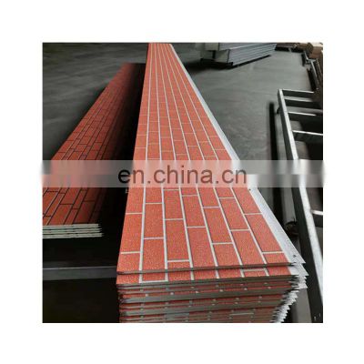 Composite Sandwich Panels Insulation Metal Decorative Insulated Metal Siding Pu Foam 16mm Lightweight Insulation Outdoor Modern