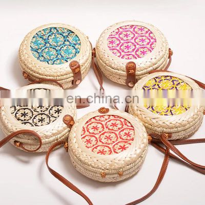 Style Bohemian Vintage Woven Bamboo Bag Weaving Shoulder Bag