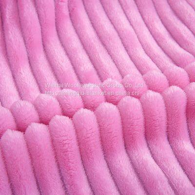 Super Soft 100%Polyester Solid Coral Fleece, Flannel Fleece microfiber Throw Blanket