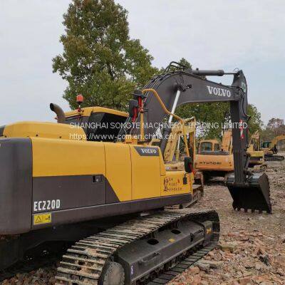High Quality VOLVO EC 220D/140/80/200/210  Excavator Used  construction Excavators