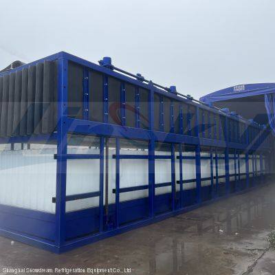 30 Tons Ice Maker Direct Evaporated Ice Block Machine