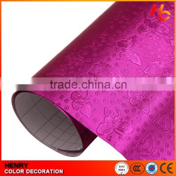 Beautiful design good quality table covering film pvc metalized film