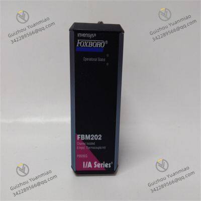 Foxboro FBM202 P0926EQ 8-Channel Isolated Input Module