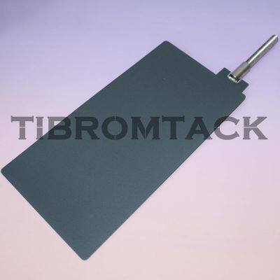 Ti Electrode MMO Titanium Anode with Ruthenium-Iridium Coating Use for Sewage Water Treatment Chlor Alkali Industry