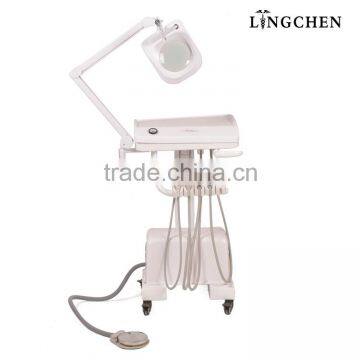 Guangzhou lingchen portable dental unit with air compressor