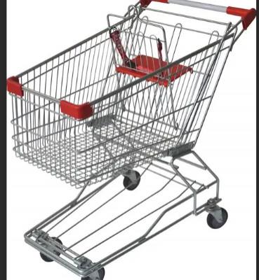 Metal Supermarket Trolley for Supermarket
