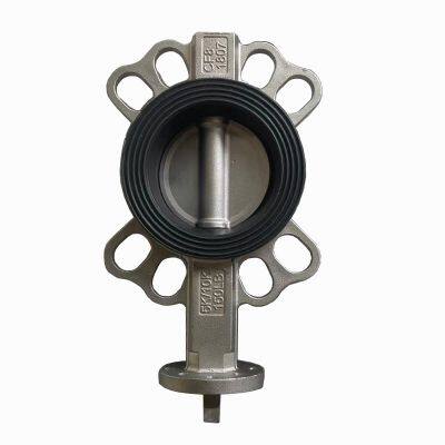 High-Performance Stainless Steel Butterfly Valve, API598 Tested, DN40~DN800, SS Body and Disc