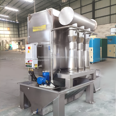 Stainless Steel Venturi Dust Collector, Explosion-proof Water Curtain and Water Cyclone Hybrid Dust Collector, Wet Water Washing Dust Removal Equipment photo-4