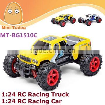 Minitudou High Speed Racing Car Ratio 2.4GHz All-wheel-drive 2.4G 4D RC Monster MT-BG1510C 1 24 Scale Model Trucks photo-3