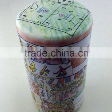 Dongguan supply set tin cans for biscuit/metal biscuit tin can