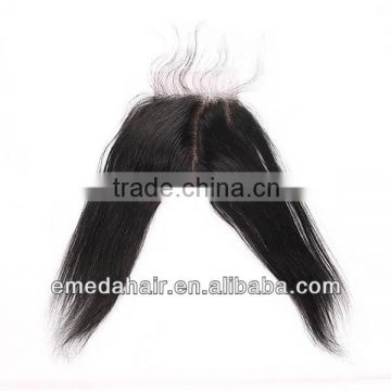 Do not worry about hair loss high quality unprocessed 6A Brazilian human hair cheap lace front closure weaves