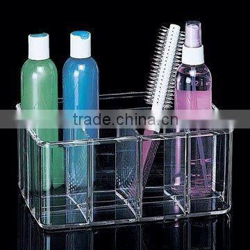 Acrylic bathroom caddy