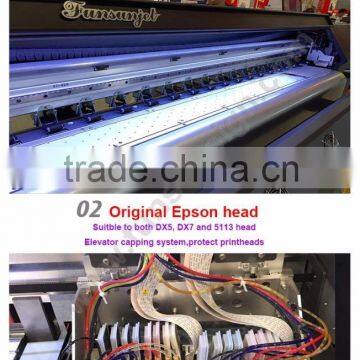 1.7m Dx5 Dx7 Head FunsunJet FS1700K Sublimation Outdoor Printer With 21sqm / Hour photo-3