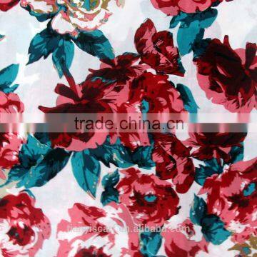 Top Quality Indian Yarn Loop Ring Infinity Scarfs Fashionable Flower Printed Scarf 100 Polyester Scarves photo-3