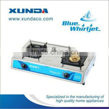 High-quality 2 burner gas stove table cooker with CE