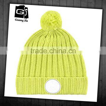 Kids Lovely Tiger Applique Knitted Patterns Beanie Hats photo-1