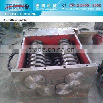 Four shafts automatic shredder