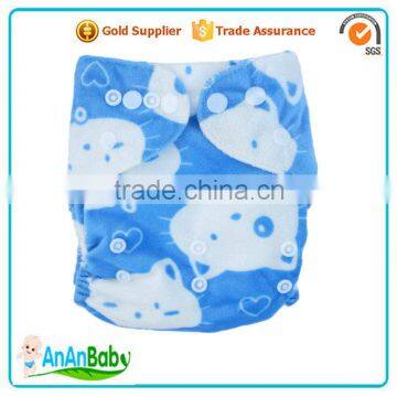 AnAnBaby Adjustable Cloth Diapers Baby Nappies Round Tab PUL photo-2