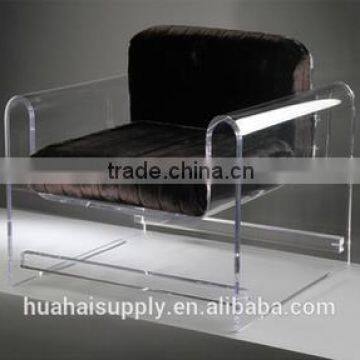 Acrylic sofa chair designed for living room furniture