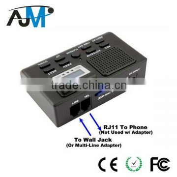 Easy Operation Automatic Telephone Voice Recorder With LCD Display For Office